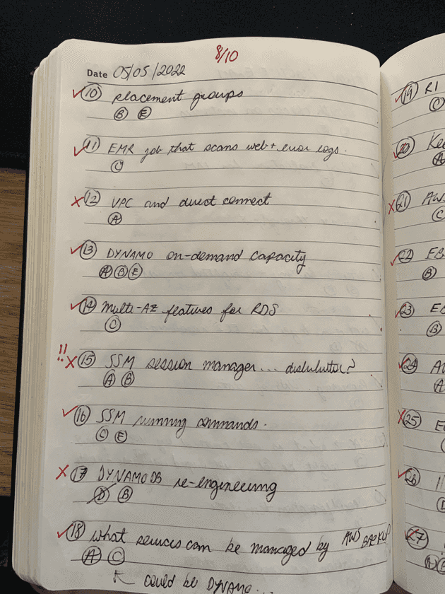 Set of 10 Practice Questions